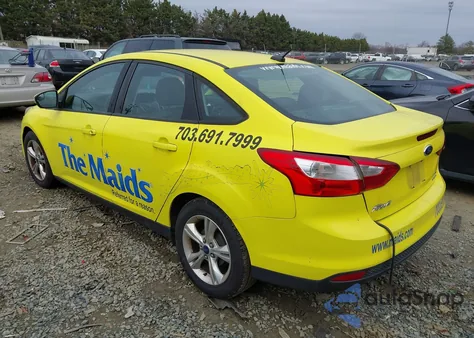 2014 Ford Focus Se из США, поврежденный, VIN 1FADP3F28EL244482